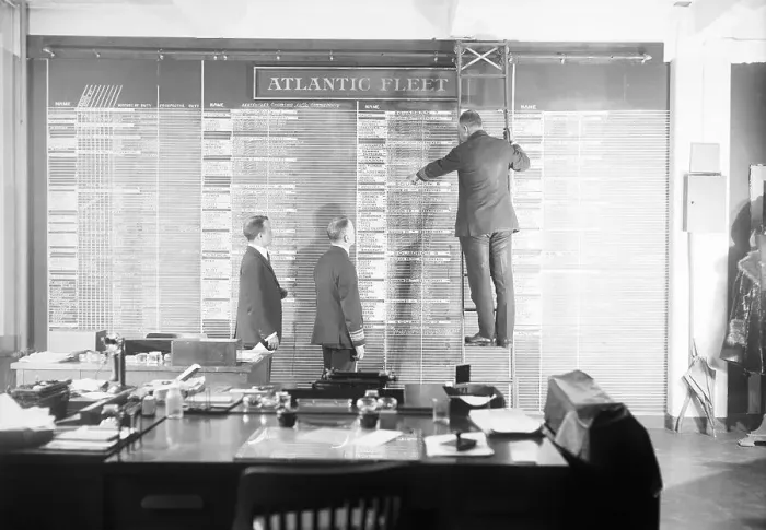 Framed Print : Roosevelt Reading Atlantic Fleet Chart Framed Print : Roosevelt Reading Atlantic Fleet Chart