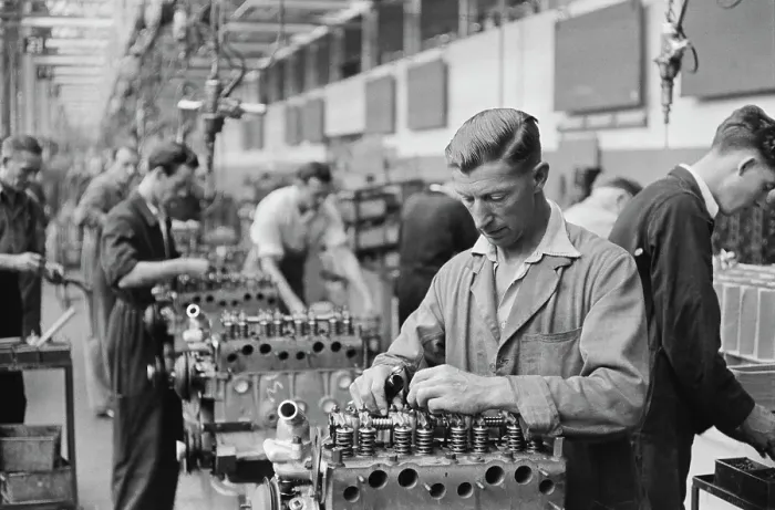 Framed Print : Rootes Group Car Factory Framed Print : Rootes Group Car Factory