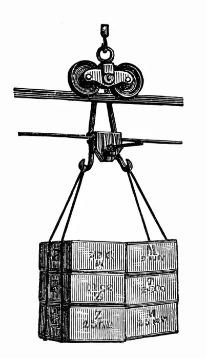 Framed Print : Ropeway feeding vessels and loads Framed Print : Ropeway feeding vessels and loads