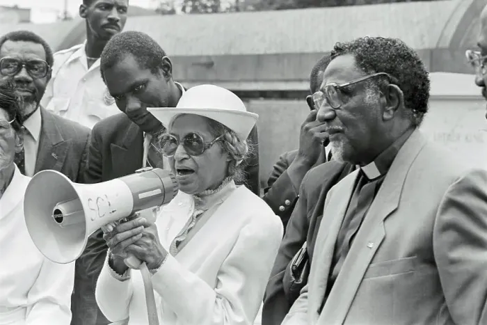 Framed Print : Rosa Parks Addressing Crowd Framed Print : Rosa Parks Addressing Crowd