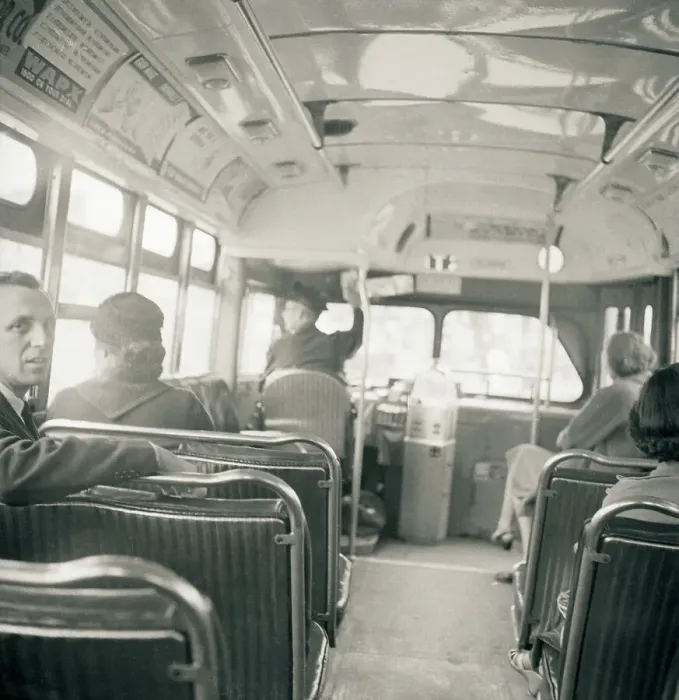 Framed Print : Rosa Parks Sits At the Front of A Bus in Alabama Framed Print : Rosa Parks Sits At the Front of A Bus in Alabama
