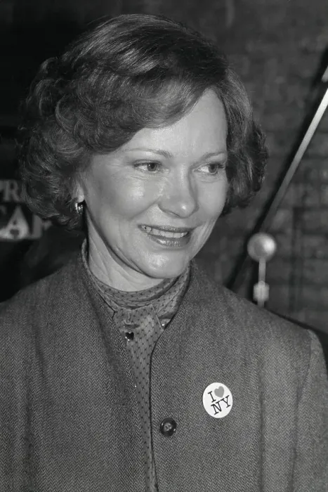 Framed Print : Rosalyn Carter Wearing I Love Ny Button Framed Print : Rosalyn Carter Wearing I Love Ny Button