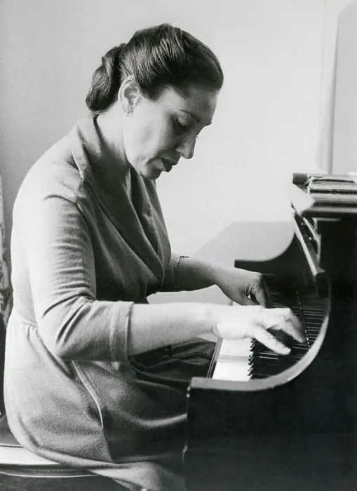 Framed Print : Rosalyn Tureck Playing Piano Framed Print : Rosalyn Tureck Playing Piano