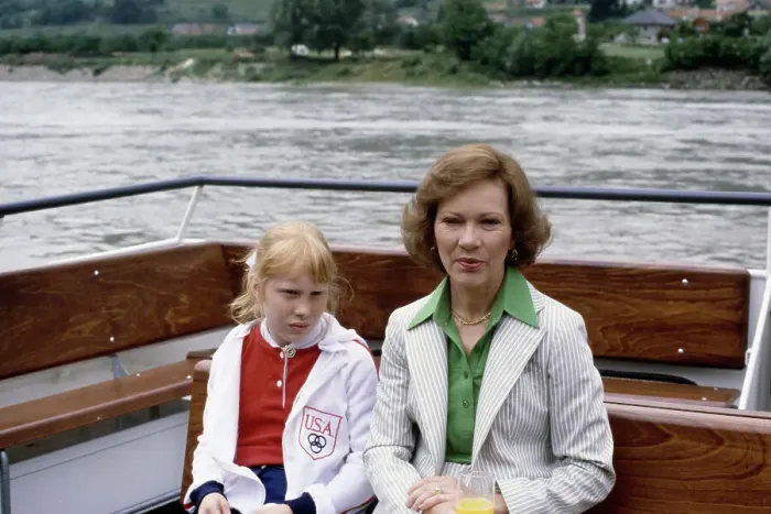Framed Print : Rosalynn And Amy Carter Framed Print : Rosalynn And Amy Carter