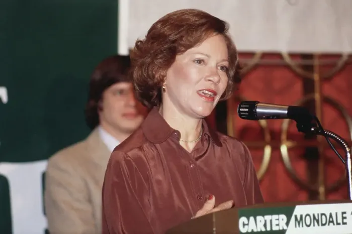 Framed Print : Rosalynn Carter and Son Chip Campaigning Framed Print : Rosalynn Carter and Son Chip Campaigning