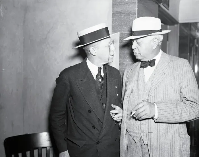 Framed Print : Roscoe Conklin Simmons and Oscar De Priest Conversing Framed Print : Roscoe Conklin Simmons and Oscar De Priest Conversing
