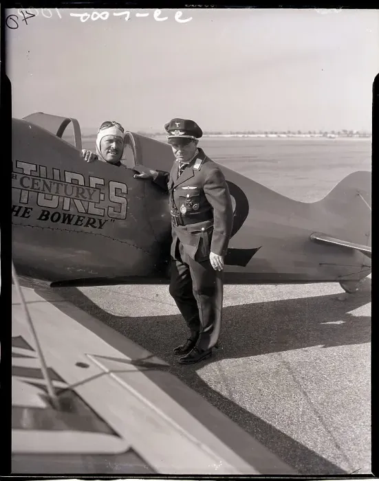 Framed Print : Roscoe Turner Talks with Ernst Udet Framed Print : Roscoe Turner Talks with Ernst Udet