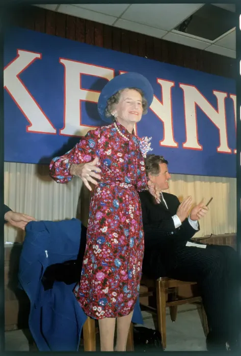 Framed Print : Rose Kennedy Supporting Her Son Edward Framed Print : Rose Kennedy Supporting Her Son Edward