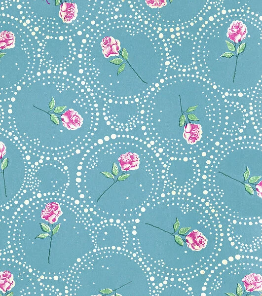 Rose Pattern Wallpaper