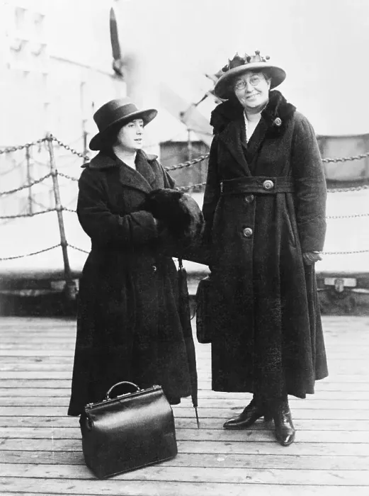 Framed Print : Rose Schneiderman with Mary Anderson Framed Print : Rose Schneiderman with Mary Anderson