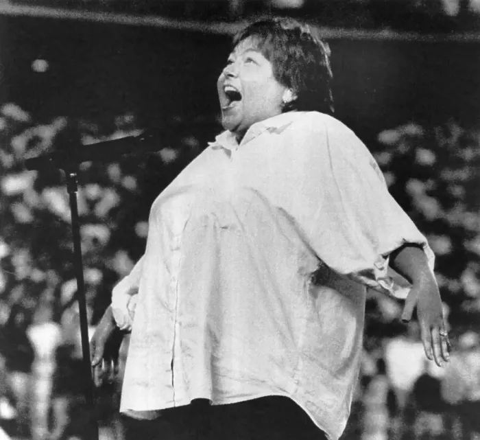 Framed Print : Roseanne Sings National Anthem Framed Print : Roseanne Sings National Anthem