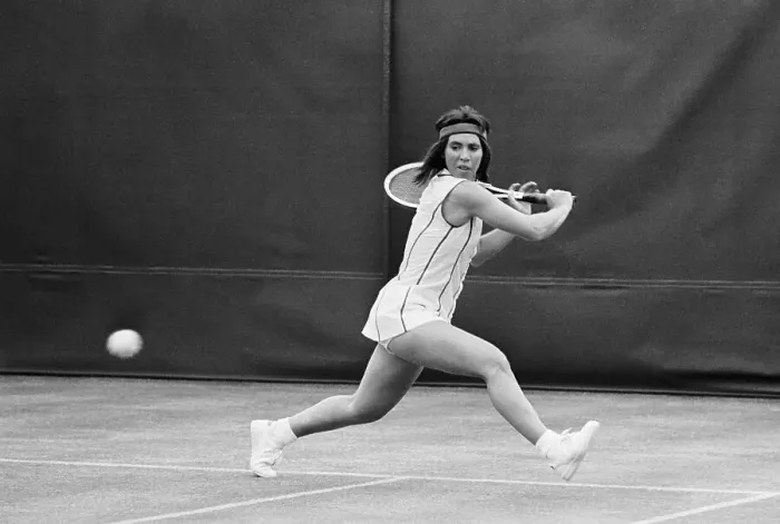 Framed Print : Rosemary Casals During Match Framed Print : Rosemary Casals During Match