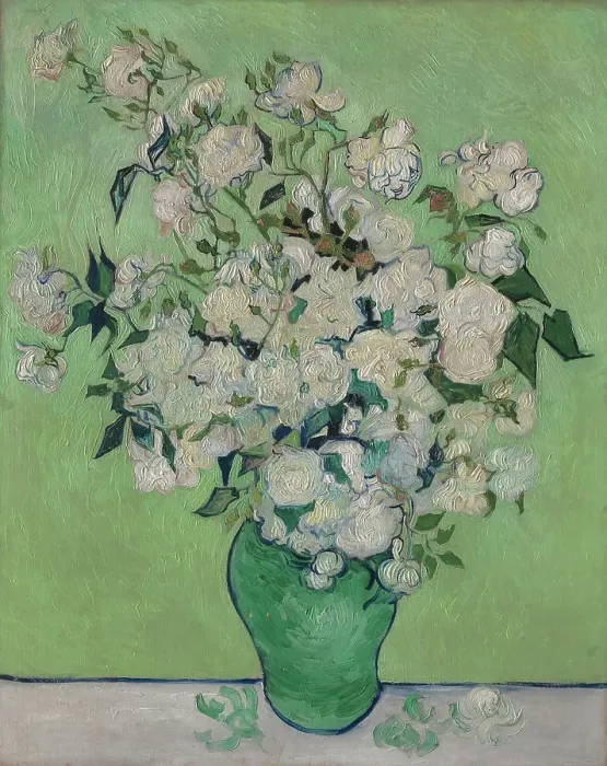 Framed Print : Roses, 1890. Artist Vincent van Gogh. (Photo by Heritage Art / Heritage Images / Getty Images) Framed Print : Roses, 1890. Artist Vincent van Gogh. (Photo by Heritage Art / Heritage Images / Getty Images)