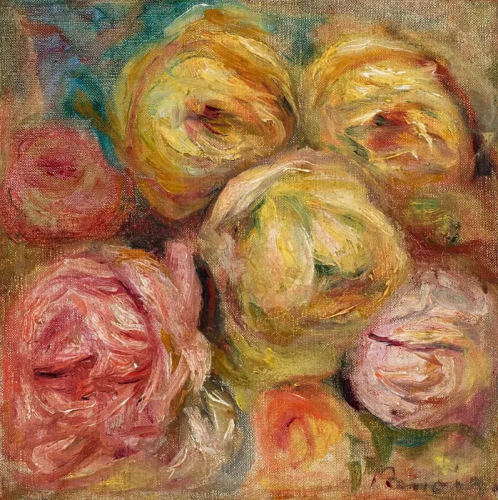 Framed Print : Roses. Creator: Renoir Framed Print : Roses. Creator: Renoir