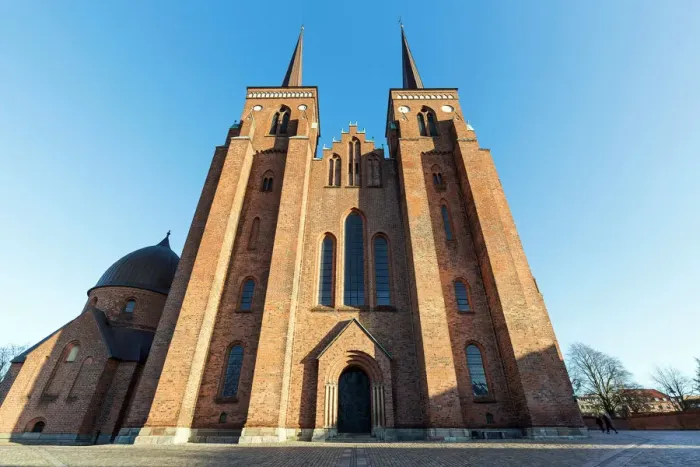 Framed Print : Roskilde Cathedral in Denmark - UNESCO site and major sight