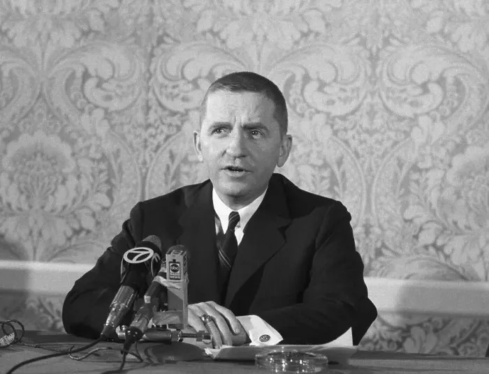 Framed Print : Ross Perot At Press Conference Framed Print : Ross Perot At Press Conference