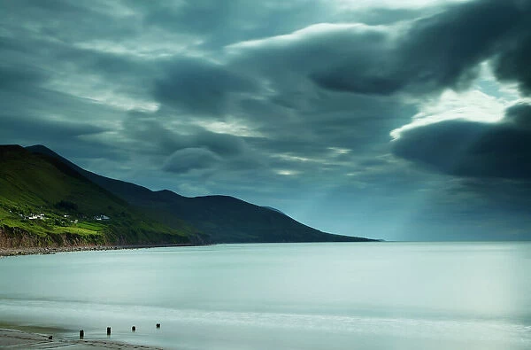 Rossbeigh beach on the Wild Atlantic Way coastal route