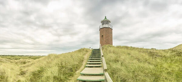 Rotes Kliff Lighthouse, Kampen, Sylt, Schleswig-Holstein, Germany
