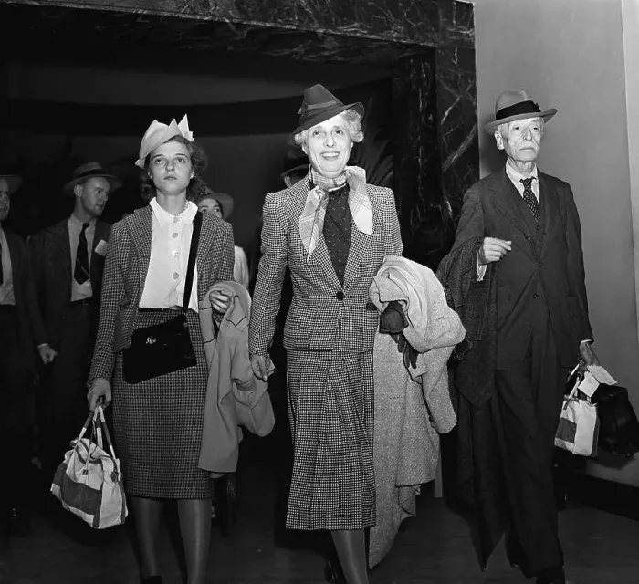 Framed Print : The de Rothschilds Arriving at La Guardia Framed Print : The de Rothschilds Arriving at La Guardia