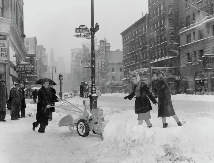 Framed Print : Rototiller Clears New York Framed Print : Rototiller Clears New York