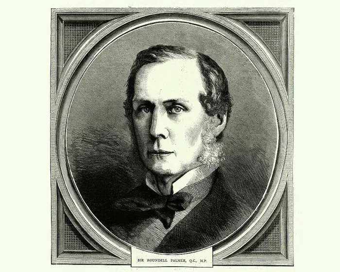 Framed Print : Roundell Palmer, 1st Earl of Selborne Framed Print : Roundell Palmer, 1st Earl of Selborne