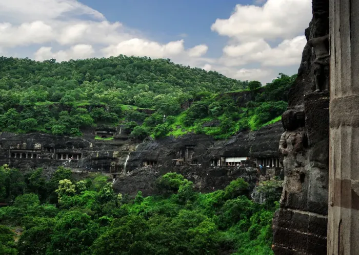 Framed Print : Row of caves at Ajanta Framed Print : Row of caves at Ajanta