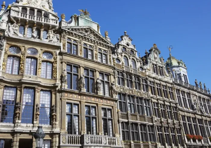 Framed Print : Row of Houses at the Grand Place Framed Print : Row of Houses at the Grand Place
