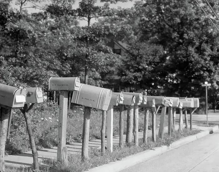 Framed Print : Row of Mailboxes Framed Print : Row of Mailboxes