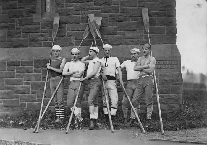 Framed Print : Rowing Team at Wesleyan University Framed Print : Rowing Team at Wesleyan University
