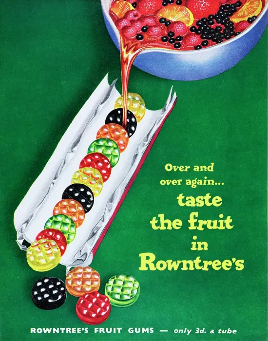 Framed Print : Rowntree's Fruit Gums Framed Print : Rowntree's Fruit Gums