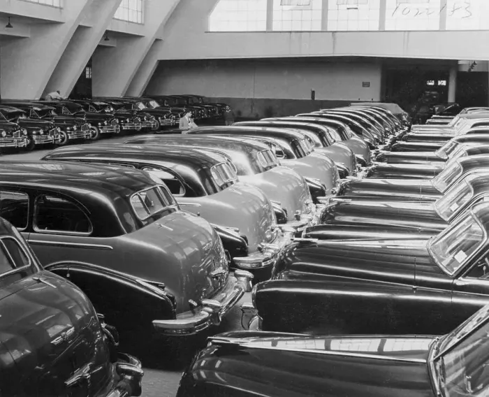 Framed Print : Rows of Cars Framed Print : Rows of Cars