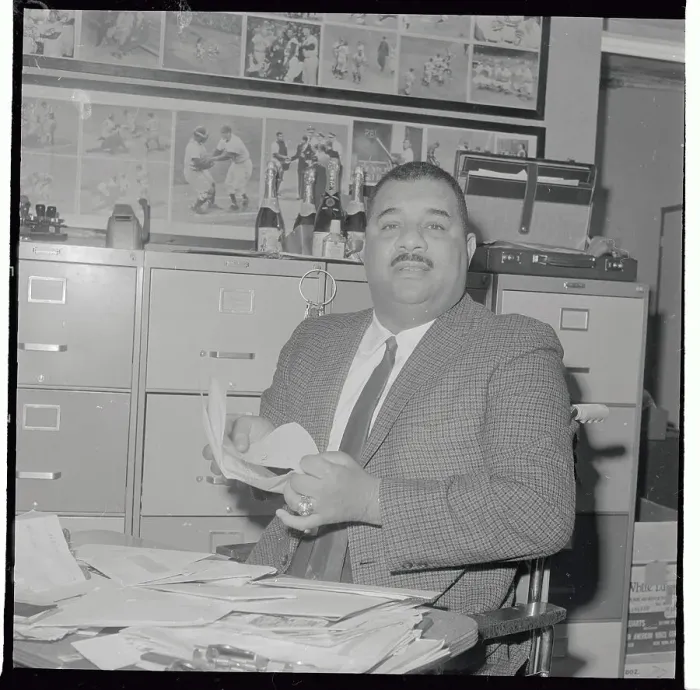 Framed Print : Roy Campanella Posing for Photograph Framed Print : Roy Campanella Posing for Photograph
