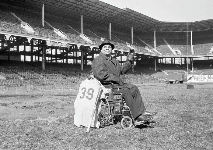 Framed Print : Roy Campanella Saying Goodbye to Ebbets Field Framed Print : Roy Campanella Saying Goodbye to Ebbets Field