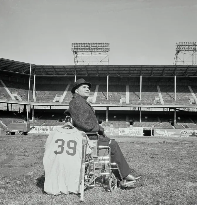 Framed Print : Roy Campanella Visiting Ebbets Field Framed Print : Roy Campanella Visiting Ebbets Field