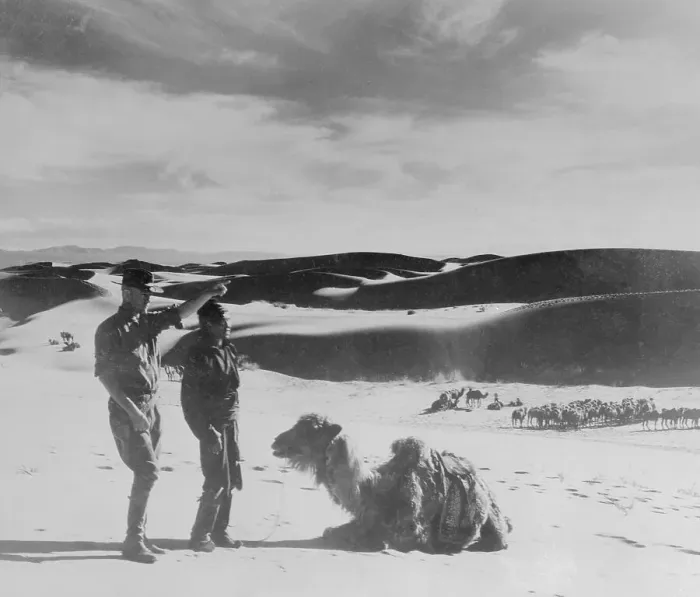 Framed Print : Roy Chapman Andrews Leading Expedition Framed Print : Roy Chapman Andrews Leading Expedition