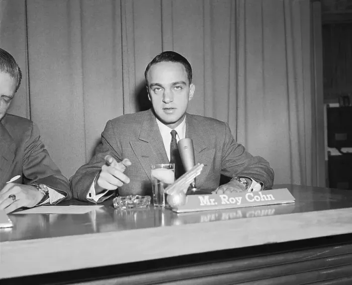 Framed Print : Roy Cohn on Meet The Press Framed Print : Roy Cohn on Meet The Press