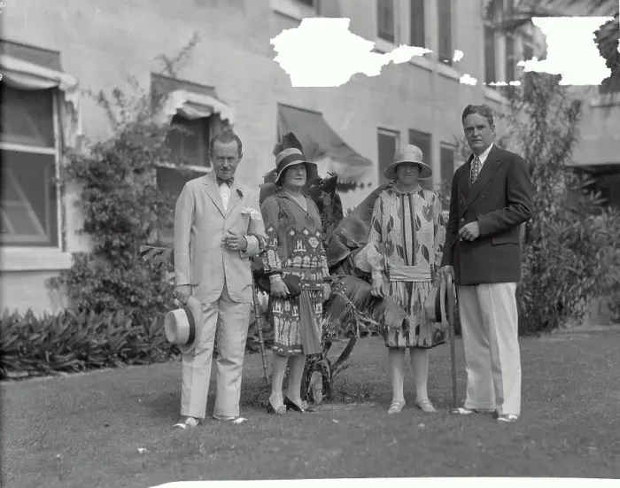 Framed Print : Roy Howard and Bruce Barton with Their Wives Framed Print : Roy Howard and Bruce Barton with Their Wives