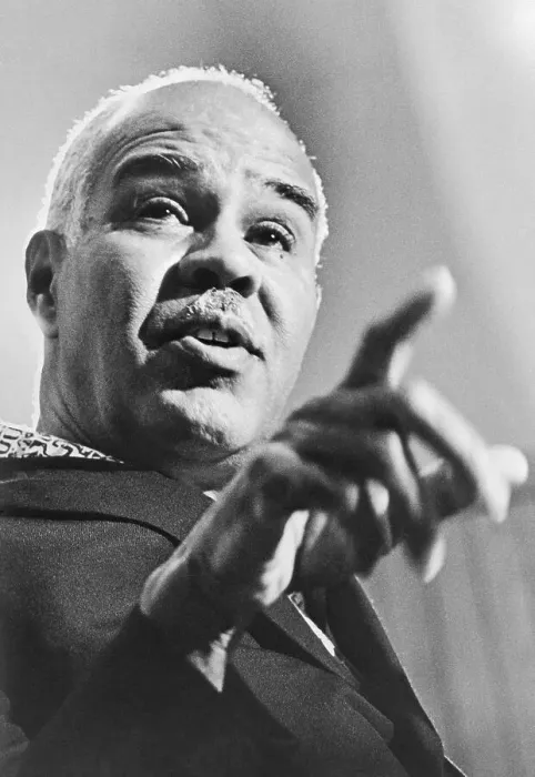 Framed Print : Roy Wilkins Pointing Finger During Speech Framed Print : Roy Wilkins Pointing Finger During Speech