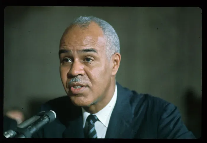 Framed Print : Roy Wilkins Speaking at a Senate Hearing Framed Print : Roy Wilkins Speaking at a Senate Hearing