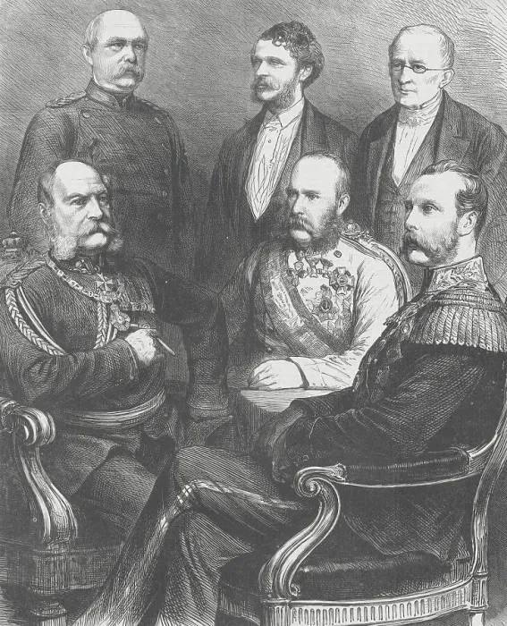 Framed Print : Royal Leaders Opposing Germany Framed Print : Royal Leaders Opposing Germany