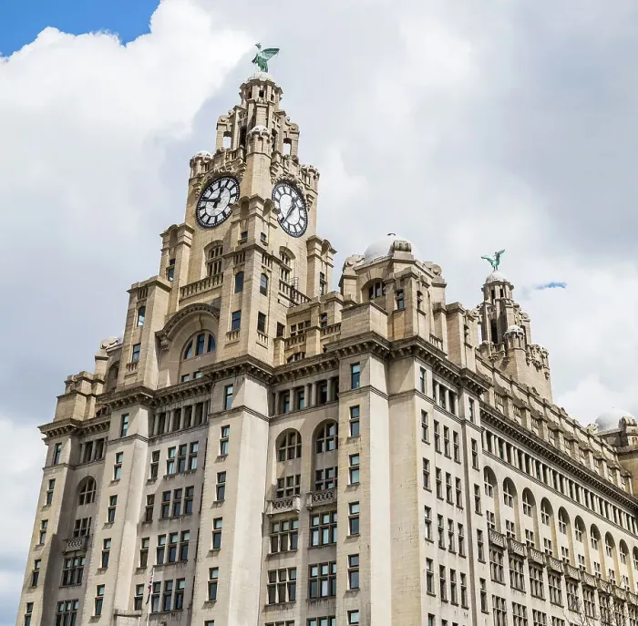 Framed Print : Royal Liver Building panorama