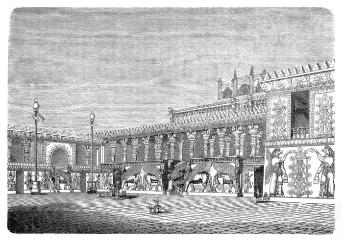 Framed Print : Royal palace of Dur-Sharrukin (Assyria, Iraq)