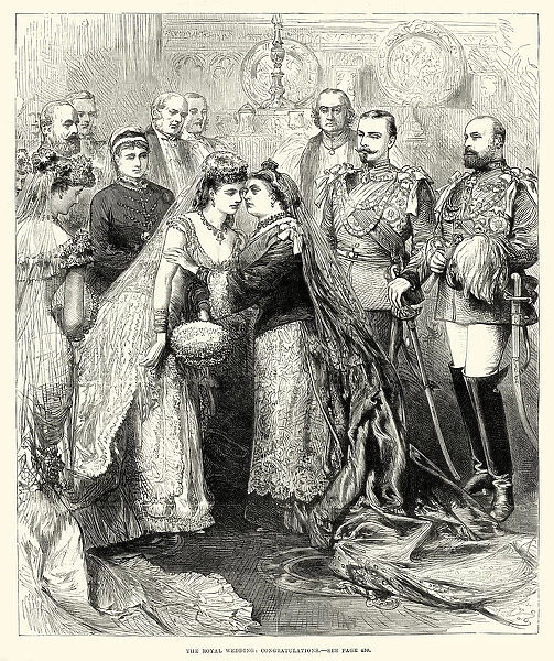 Royal Wedding of Prince Leopold and Princess Helena 1882