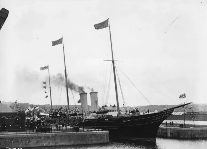 Framed Print : Royal Yacht 1910 Framed Print : Royal Yacht 1910