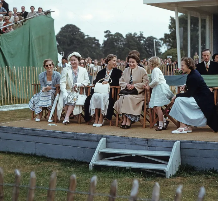 Framed Print : Royals At A Polo Match In Windsor Great Park Framed Print : Royals At A Polo Match In Windsor Great Park