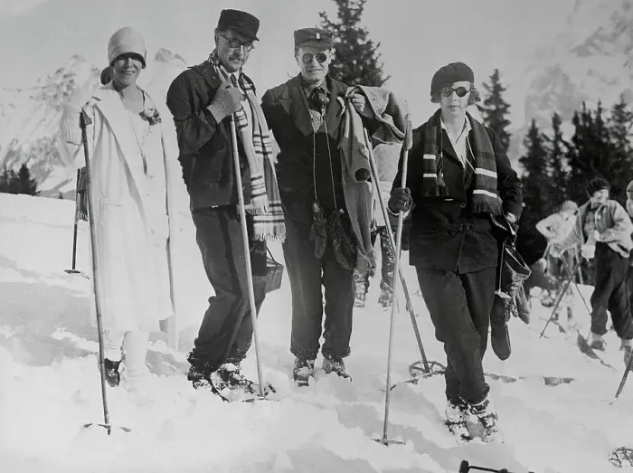 Framed Print : Royalty Enjoying Ski Trip Framed Print : Royalty Enjoying Ski Trip