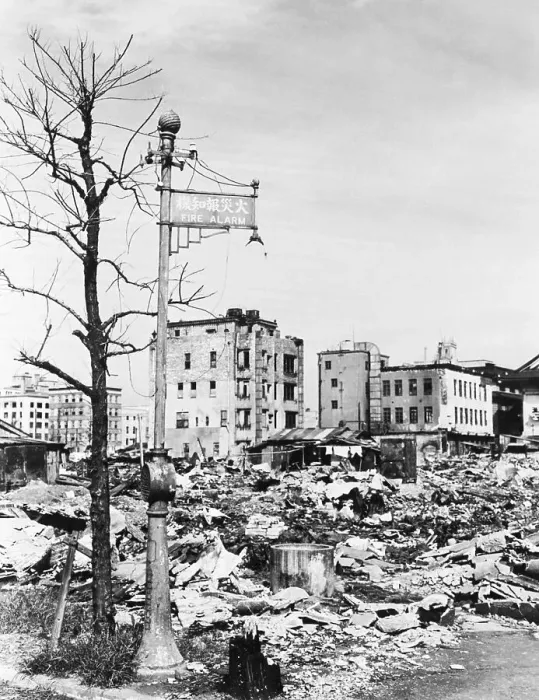 Framed Print : Rubbel In Tokyo After American Bombings Framed Print : Rubbel In Tokyo After American Bombings