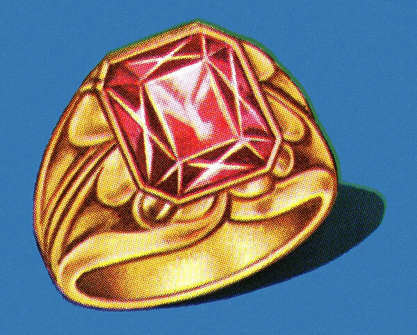 Ruby Ring. http: /  / csaimages.com / images / istockprofile / csa_vector_dsp.jpg