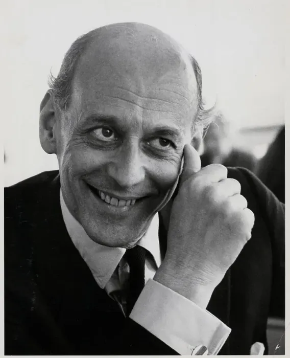 Framed Print : Rudolf Bing Smiling W / Hand To Face Framed Print : Rudolf Bing Smiling W / Hand To Face