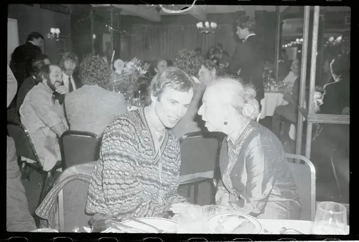 Framed Print : Rudolf Nureyev Conversing with Agnes de Mille Framed Print : Rudolf Nureyev Conversing with Agnes de Mille